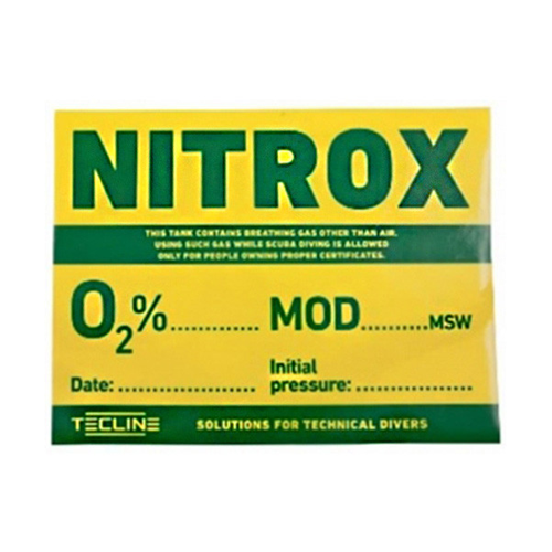 Sticker NITROX (eng. ver.)